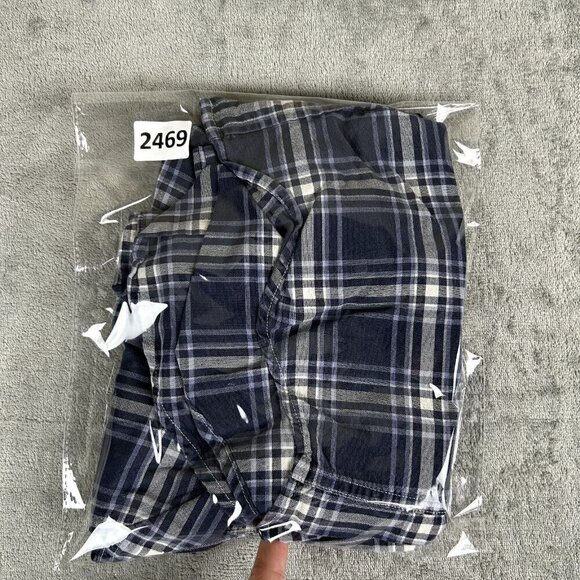 Denim & Supply Ralph Lauren Shirt Mens Medium Regular Fit Utility Button Plaid - Picture 7 of 7